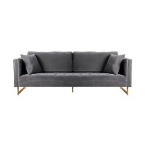 Maklaine Modern Lenox Velvet Modern Sofa Lenox